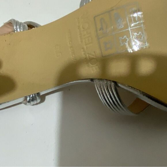 New Rachel Zoe Heels silver size 6.5 - Picture 7 of 10